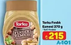 TORKU FINDIK EZMESİ 370 G fiyat ve kampanya bilgisi
